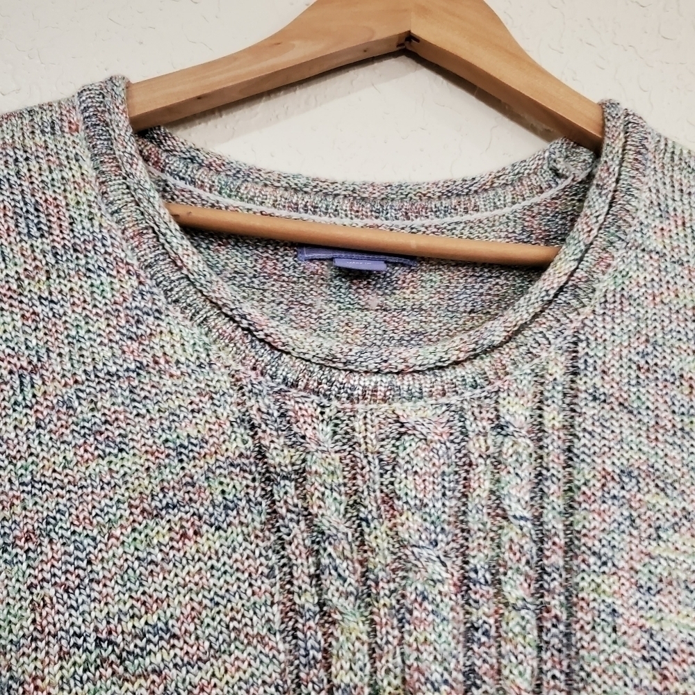 Laura Scott Ribbed Knit Confetti Colored Soft Sweater Size XL - Picture 4 of 10